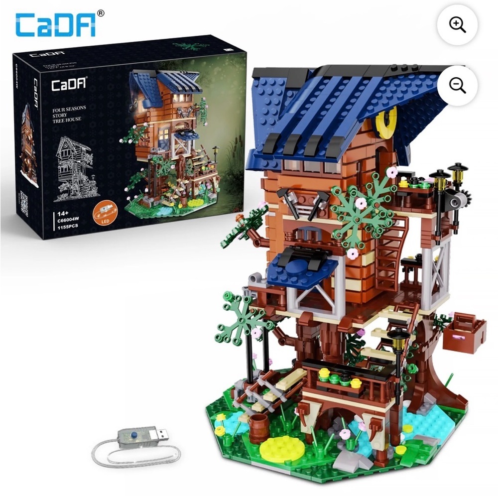 NIB Vatos Four Seasons Story Tree House